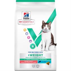 Hills VetEssentials Feline YOUNG ADULT Neutered Cat. Foder til NEUTRALISEREDE katte, med TUN 1,5 kg